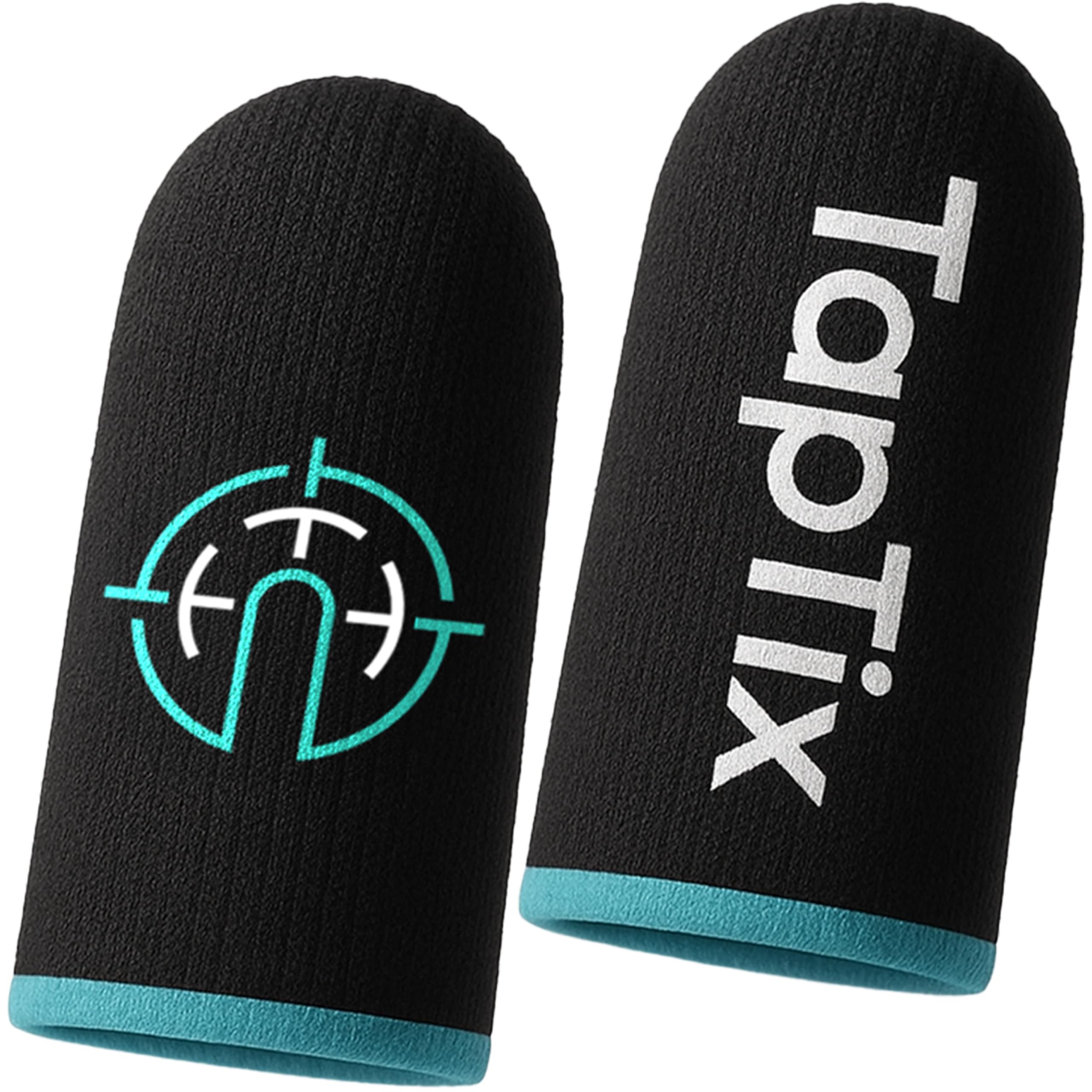 Gaming Finger Sleeves, 2 Paar (4 Stück) – Touchscreen Fingerlinge für Smartphone & Tablet, perfektes Gleiten & mehr Grip, atmungsaktiv, für Mobile Games & Shooter Games