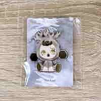 スカルパンダ　マグネット　バッジ Amazon.co.jp: ポップマート skullpanda スカルパンダ