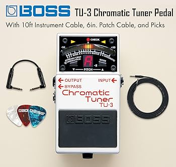 Amazon.com: Boss TU-3 Chromatic Tuner Pedal - Bundle with Gearlux