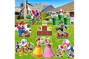 8-Piece Super Mario Yard Signs