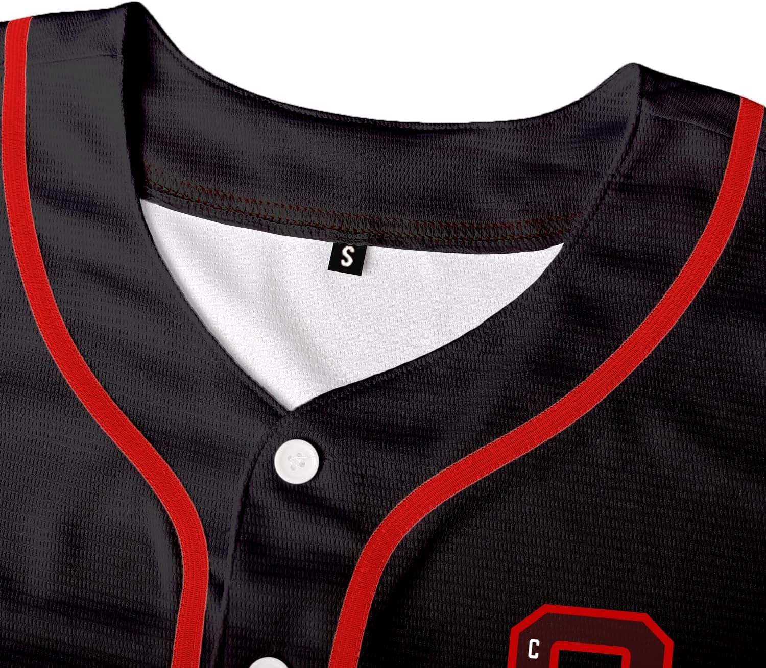 Horror Baseball Jersey for Men Women, Halloween Horror Jersey, Horror Movie Shirt Short Sleeve, Gifts for Halloween