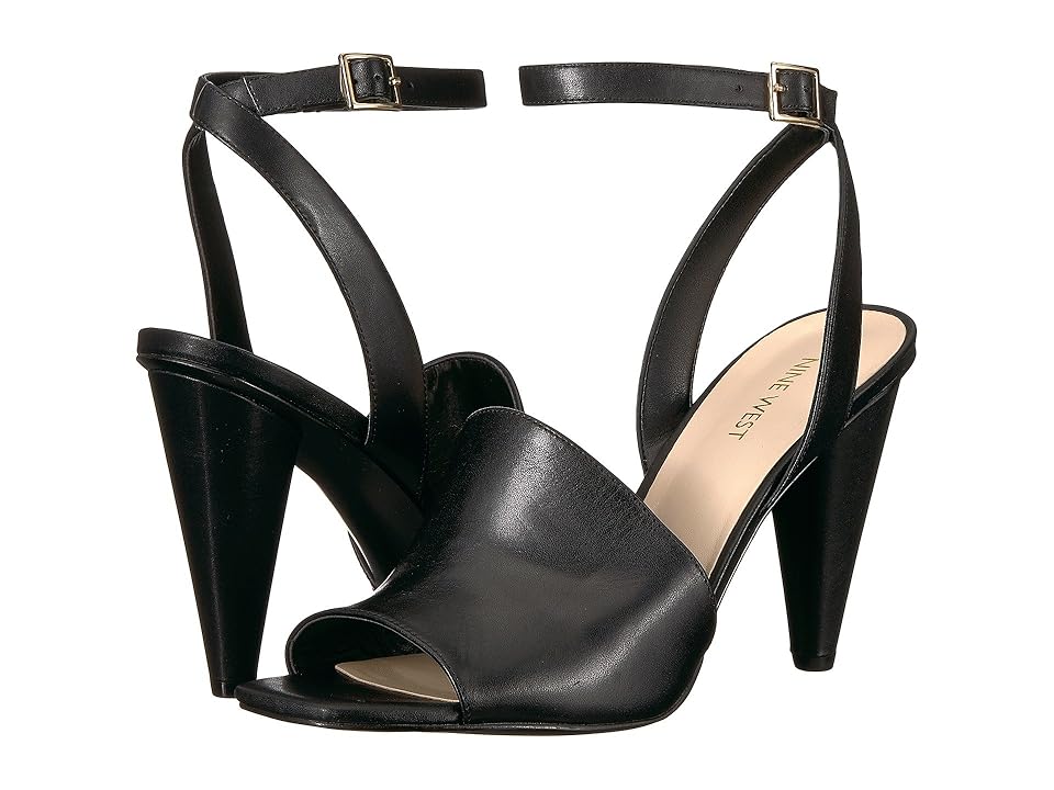 

Nine West Quilty Heel Sandal (Black Semal Soft Crust) High Heels