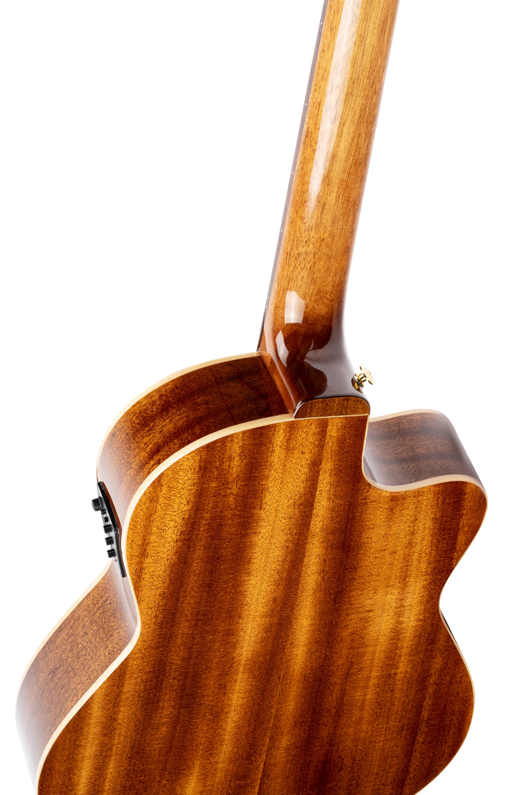 ORTEGA Performer Series RCE138-T4-L - Guitarra de concierto, 4/4, cuello estrecho, cuerpo fino, incluye funda, color natural