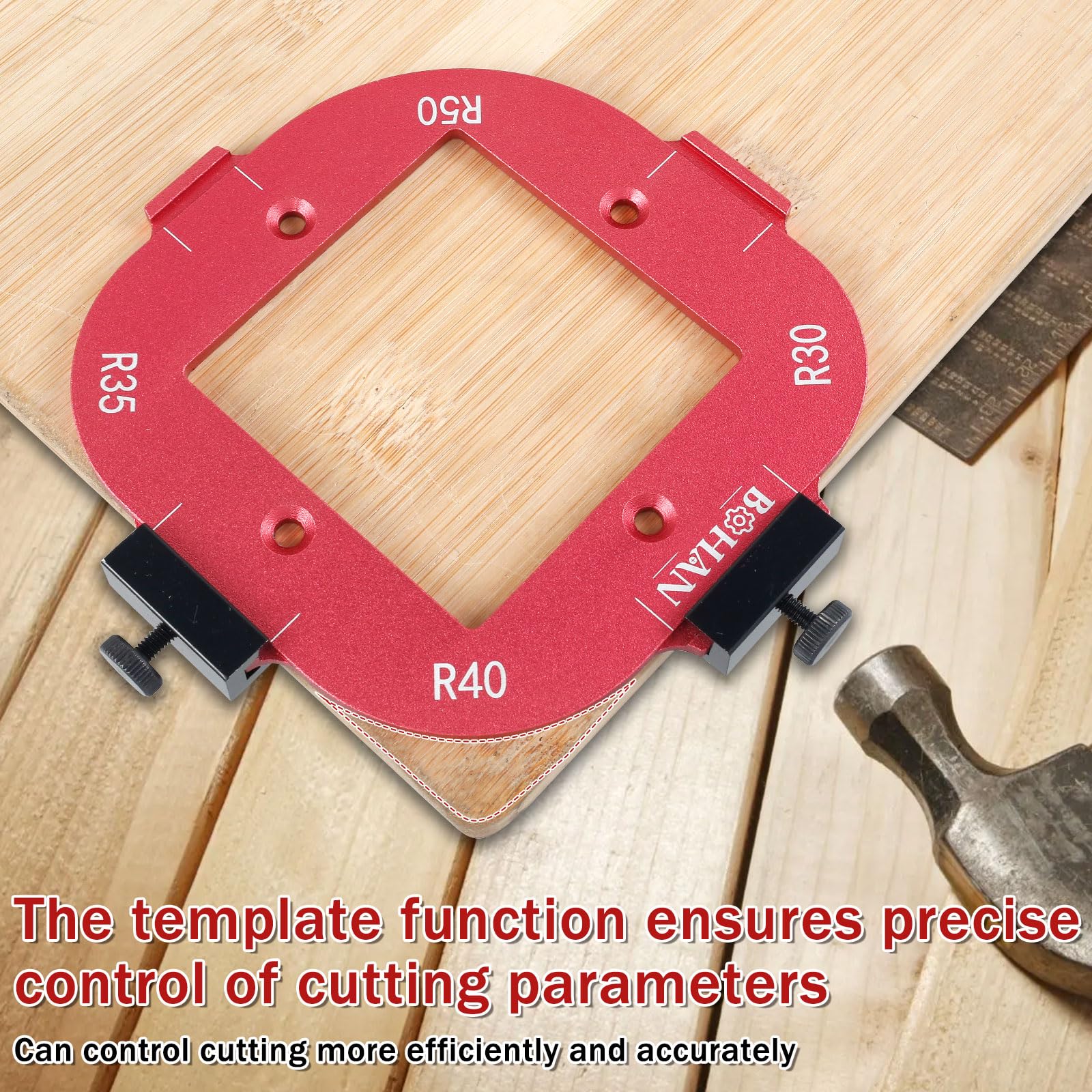 Shouxiut Router Corner Radius Template - Ergonomische Router