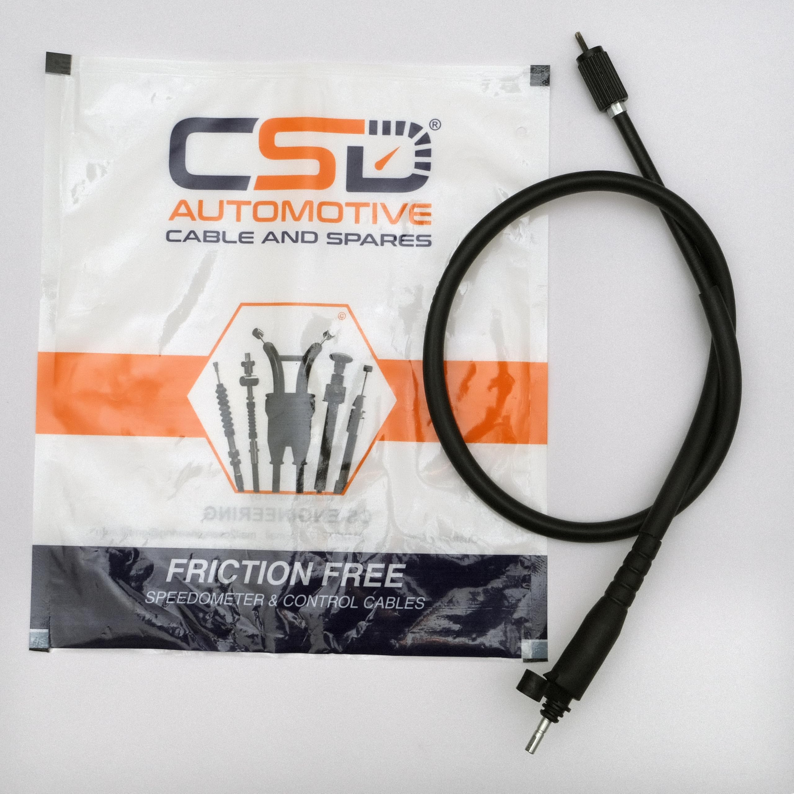 CSD AUTOMOTIVE_Speedometer Cable Assembly (Alloy Screw Type) 125CC UG - Compatible with Bajaj CT-100/Compatible with Platina & Compatible with CT-110 BS-VI/Comfertec-100 BS-VI_DZ191014