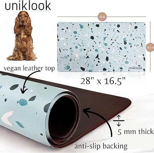 Miniatura 10 de Tapete de comida para perros, tapete para tazón de perro, tapete de comida para mascotas, tapete para alimentos y agua para perros, tapete de