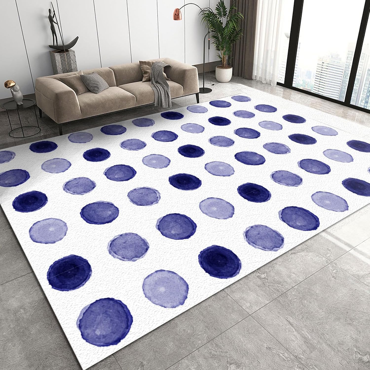 Tapis de texture abstraite 3d avec support en caoutchouc