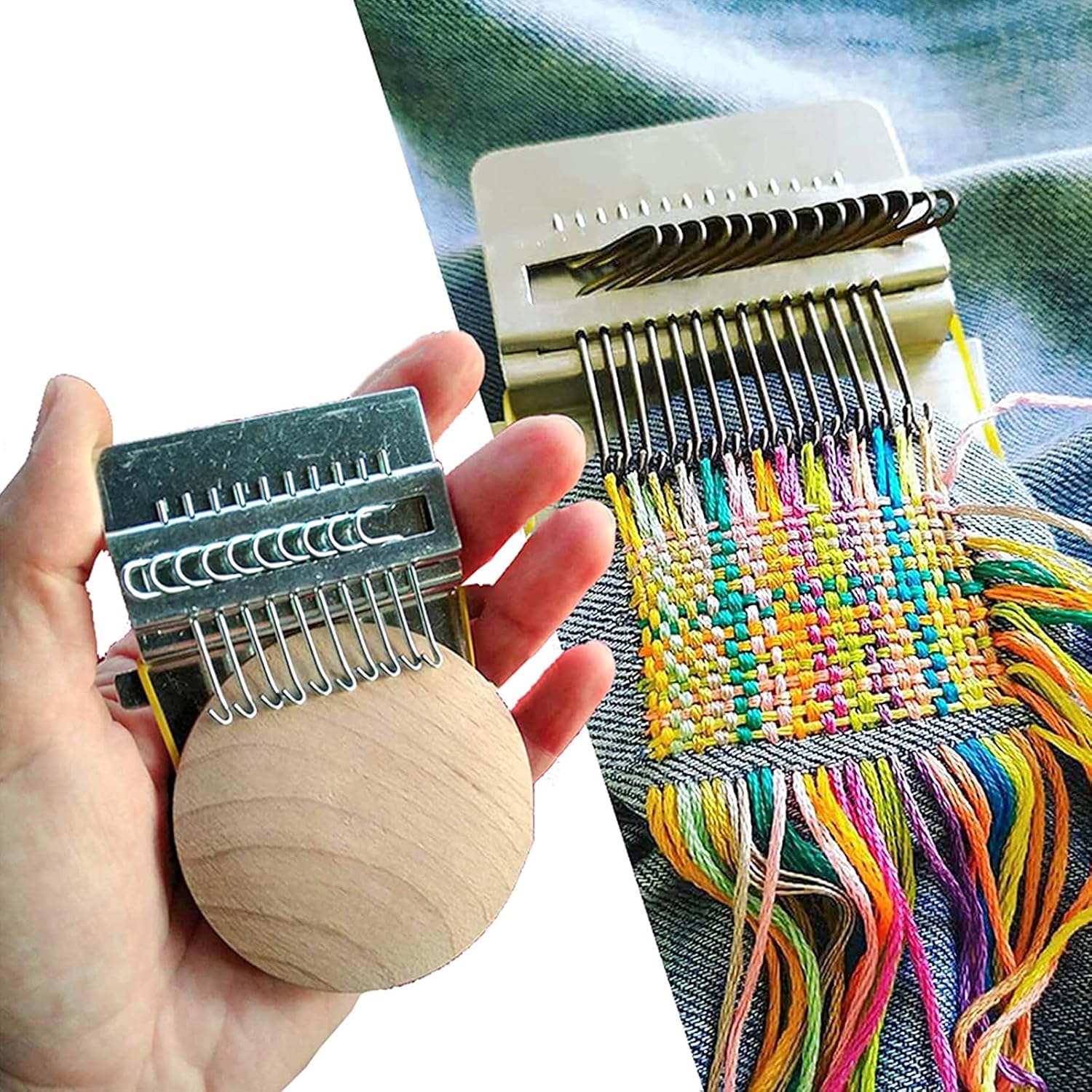 Nuaueaw Small Loomspeedweve Type Weave Tool, Speedweve Darning Loom