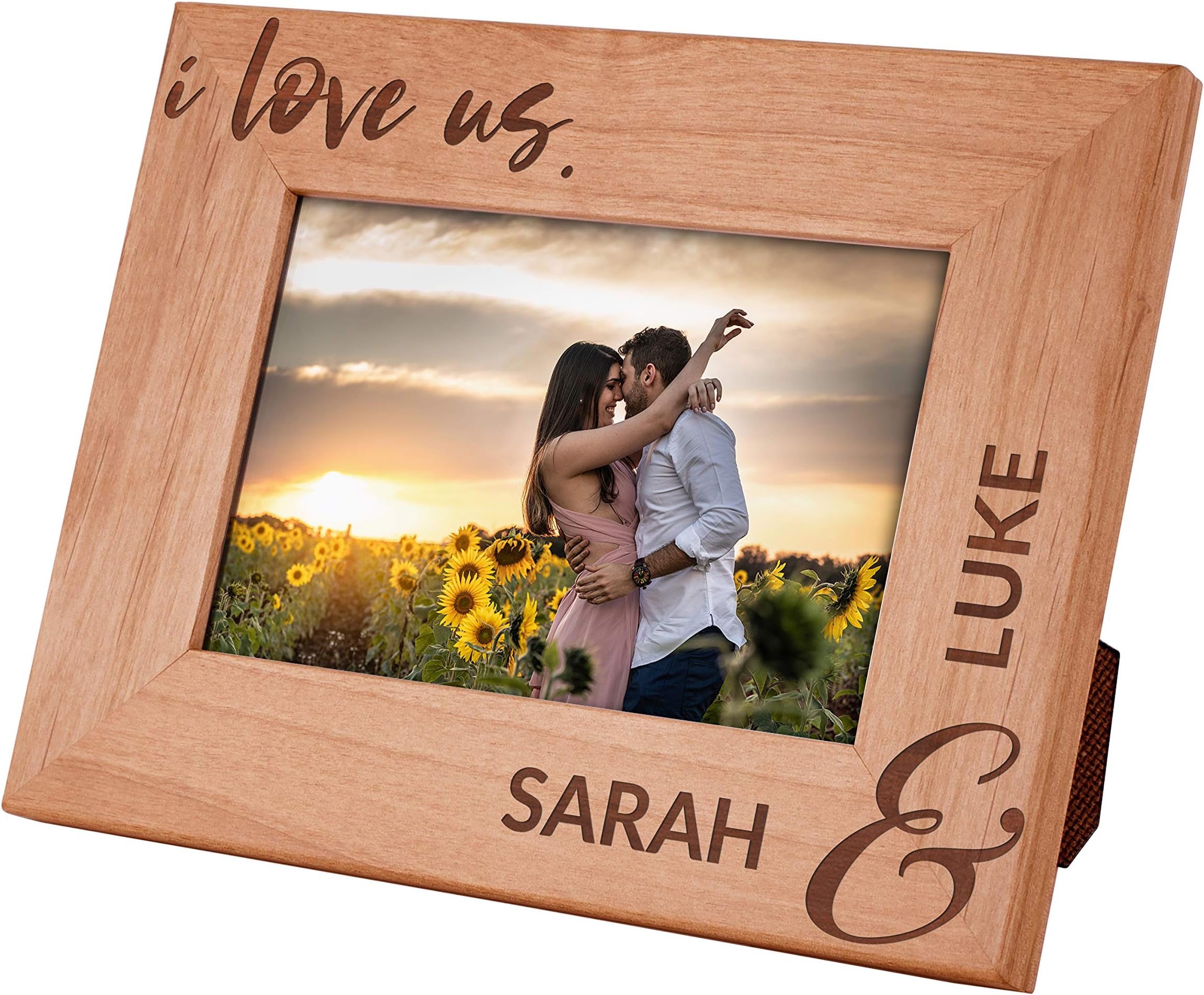 Personalization Universe I Love Us Personalized Shiplap