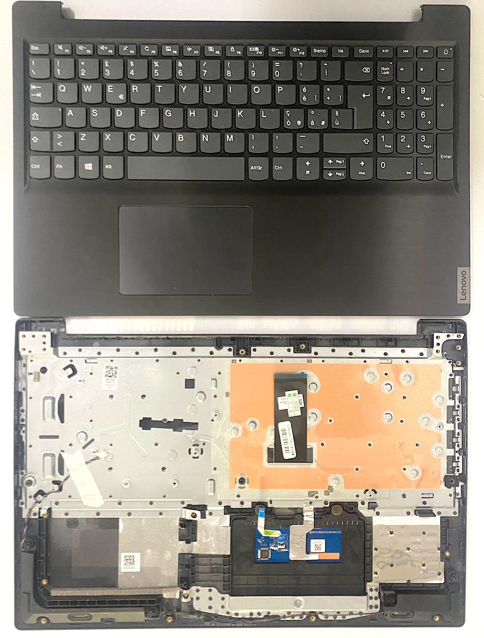 INFOELETTRONICA LO STORE DELLA CONVENIENZA E QUALITA' Tastiera Italiana TOPCASE PALMREST per Lenovo IdeaPad S145-15IWL S145-15AST S145-15API S145-15IIL