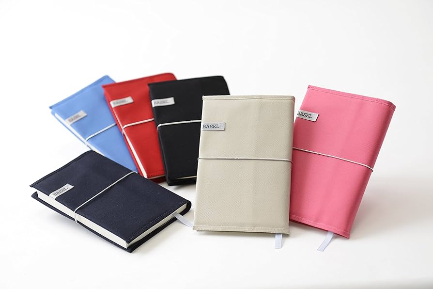 K☆K。。。★★ ①ブックカバー ブックカバー（文庫）（#146 コバルトの水） ｜小倉織｜小倉 縞