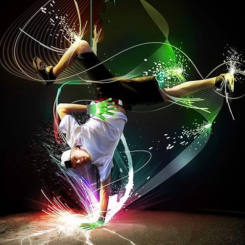 Miniatura 9 de ONEREED Cool Toys - Guantes LED de 12 colores, guantes con luz intermitente, juguetes para niños y niñas de 8 a 12 años, regalos para Halloween,