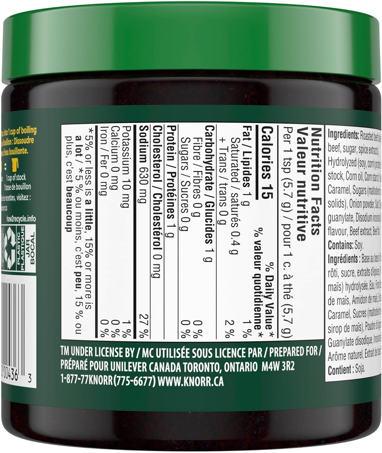 Knorr Premium Roasted Beef Flavour Bouillon Base Paste – 311g | Versatile & Easy to Use - Image 2