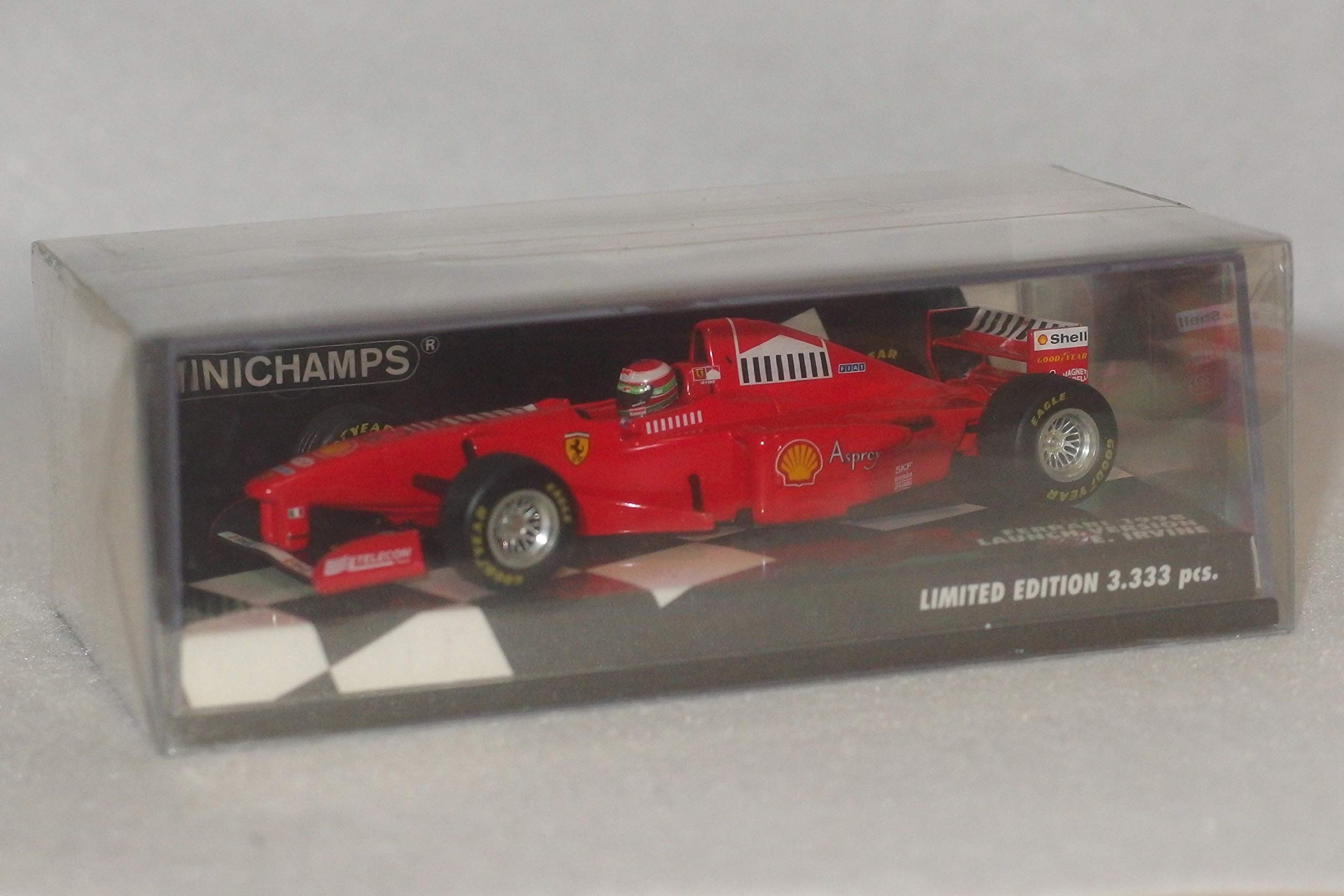 フェラーリ　F１　アーバイン　＃２　（ラウンチ？）　ミニチャンプス　１／１８ フェラーリ F1 アーバイン ＃2 （ラウンチ？） ミニチャンプス