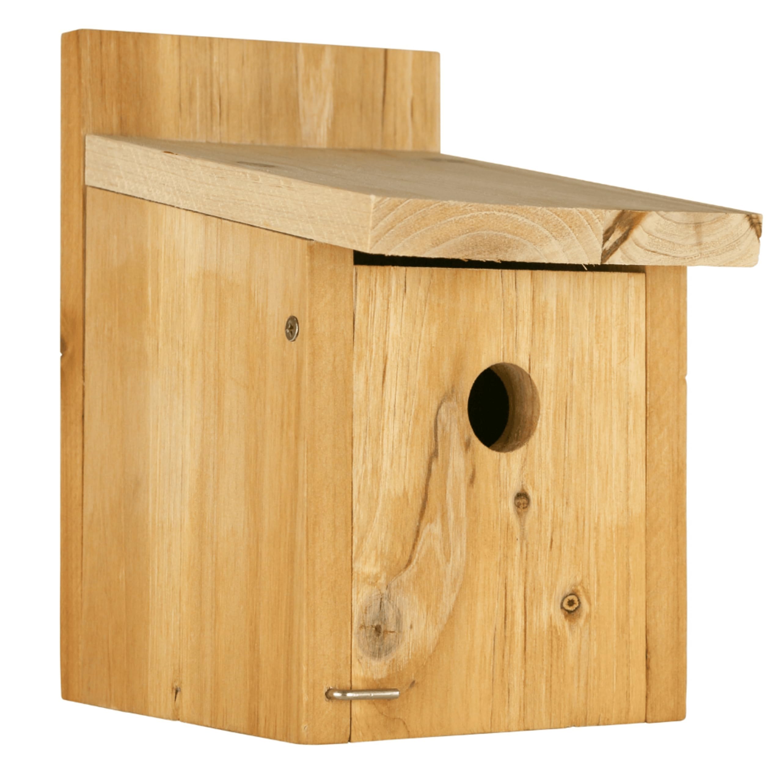 Nature's Way Cedar Box Wren House with Clean-Out Door, Wild Bird House and Outdoor Décor, Brown