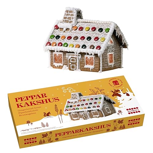 Nyakers Pepparkakor - Kit de casa de jengibre sueco para niños, galletas de jengibre, galletas veganas, aperitivos sin lácteos, galletas gourmet,