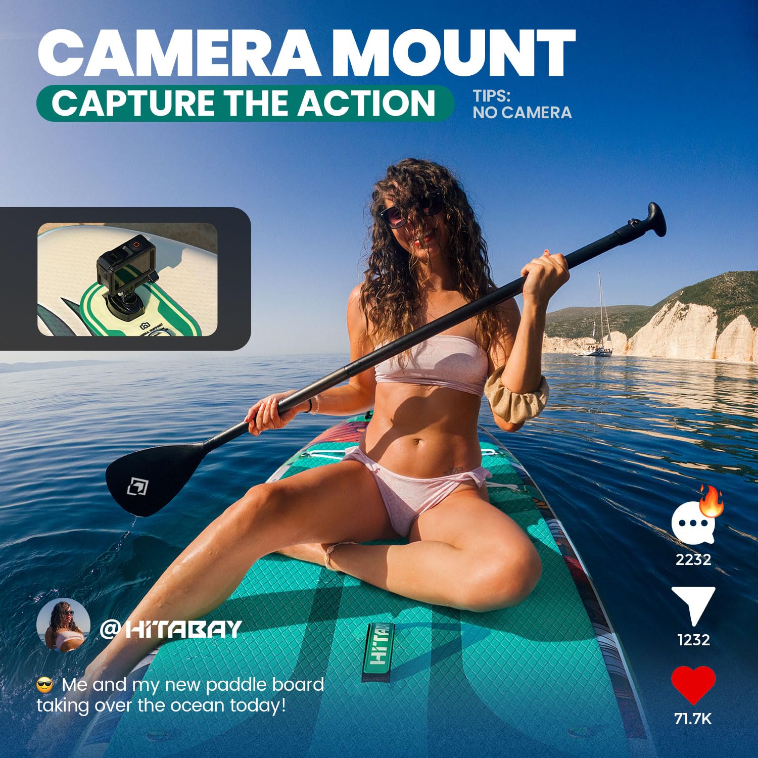 Tabla Paddle Surf Hinchable con Accesorios Completos, Sup para Niños, Adolescentes y Adultos, Todos Niveles Principiantes a Expertos, Stand Up Paddle Board Portátil y Duradera para Deportes Acuáticos