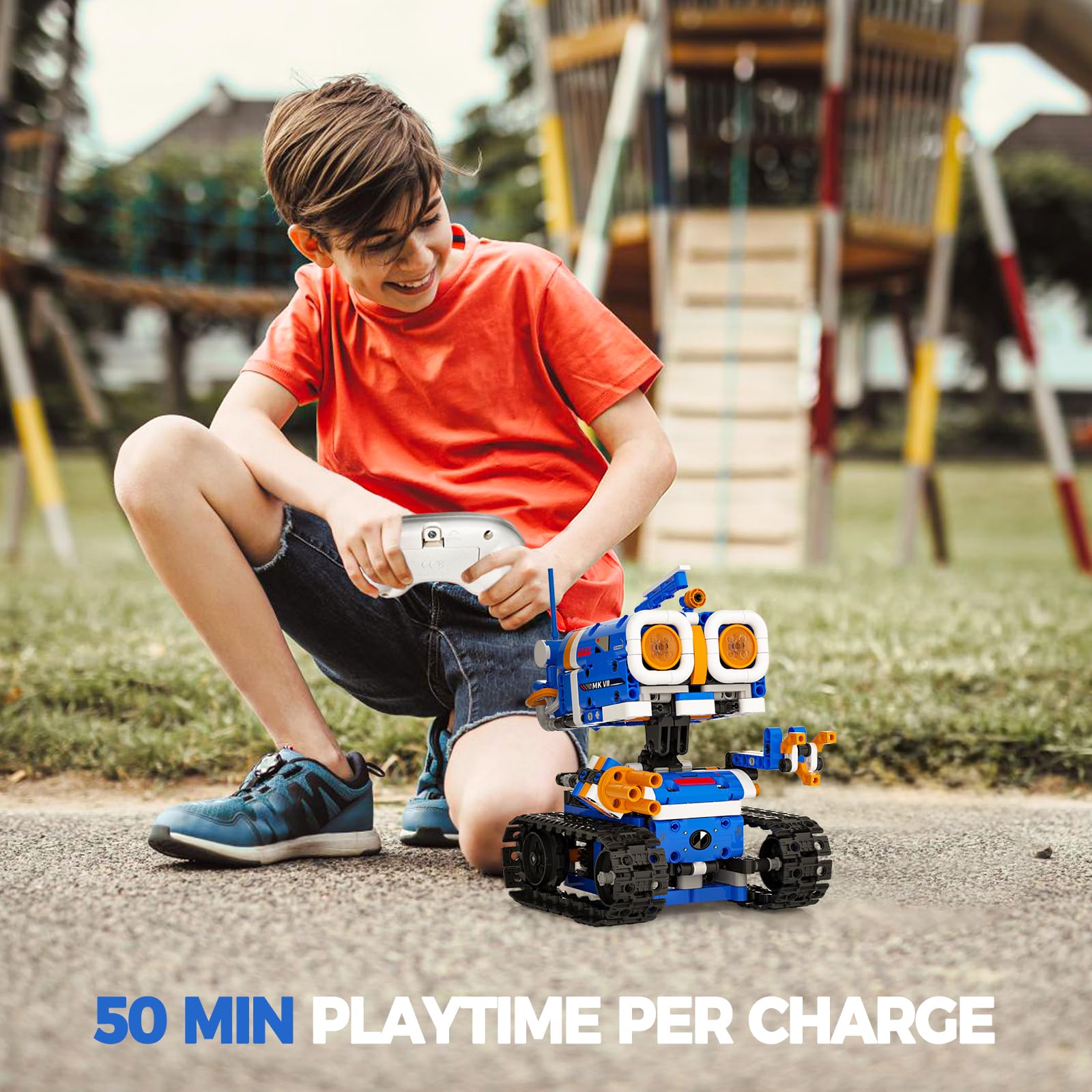 Amazon.com: Demkia 5in1 STEM Robot Building Kit, 560 PCS APP