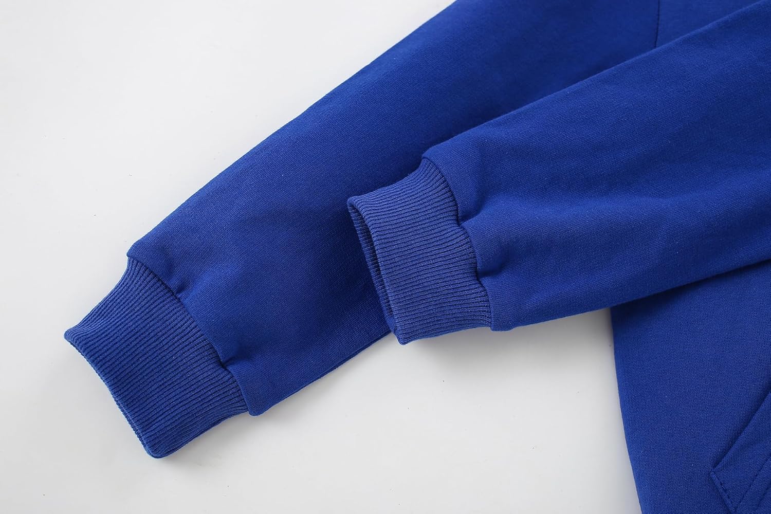 AIWUHE Toddler Unisex Hooded Sweatshirt Boys Girls Winter Casual Pocket Hoodie Autumn Solid Pullover Fall Clothes Royal Blue 3T 100 - Image 7