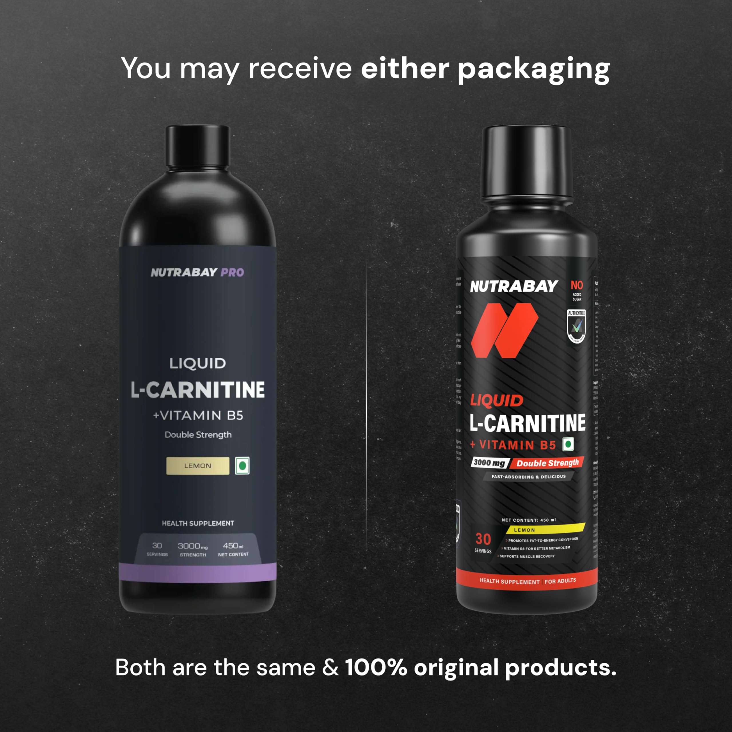 Nutrabay Pro Liquid L-Carnitine with Vitamin B5