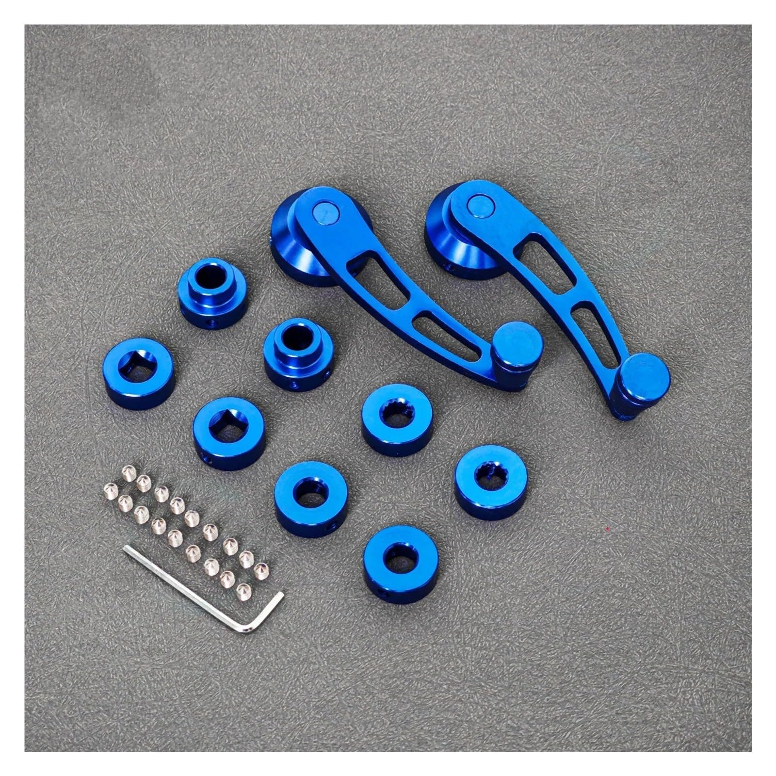 Kifwgih One Color Window Regulator For 1Set Universal Car Aluminum Manual Door Window Winder Crank Handle Riser Replacement Window Glass Closer Handle Electric Lift Motor