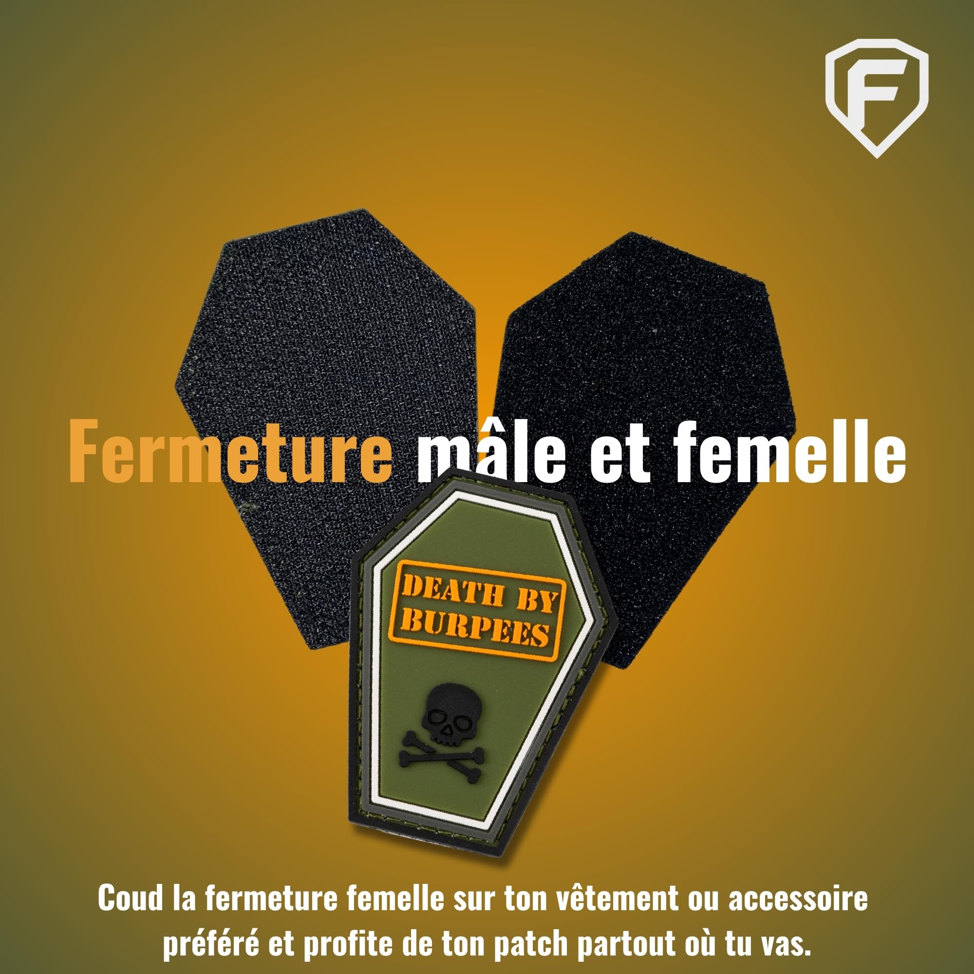Patchs à Dos Militaire - Applique PVC Pour Sac à Dos Tactique Et Gilet Cross Training - Accessoire Patch Avec Relief Gym Rat