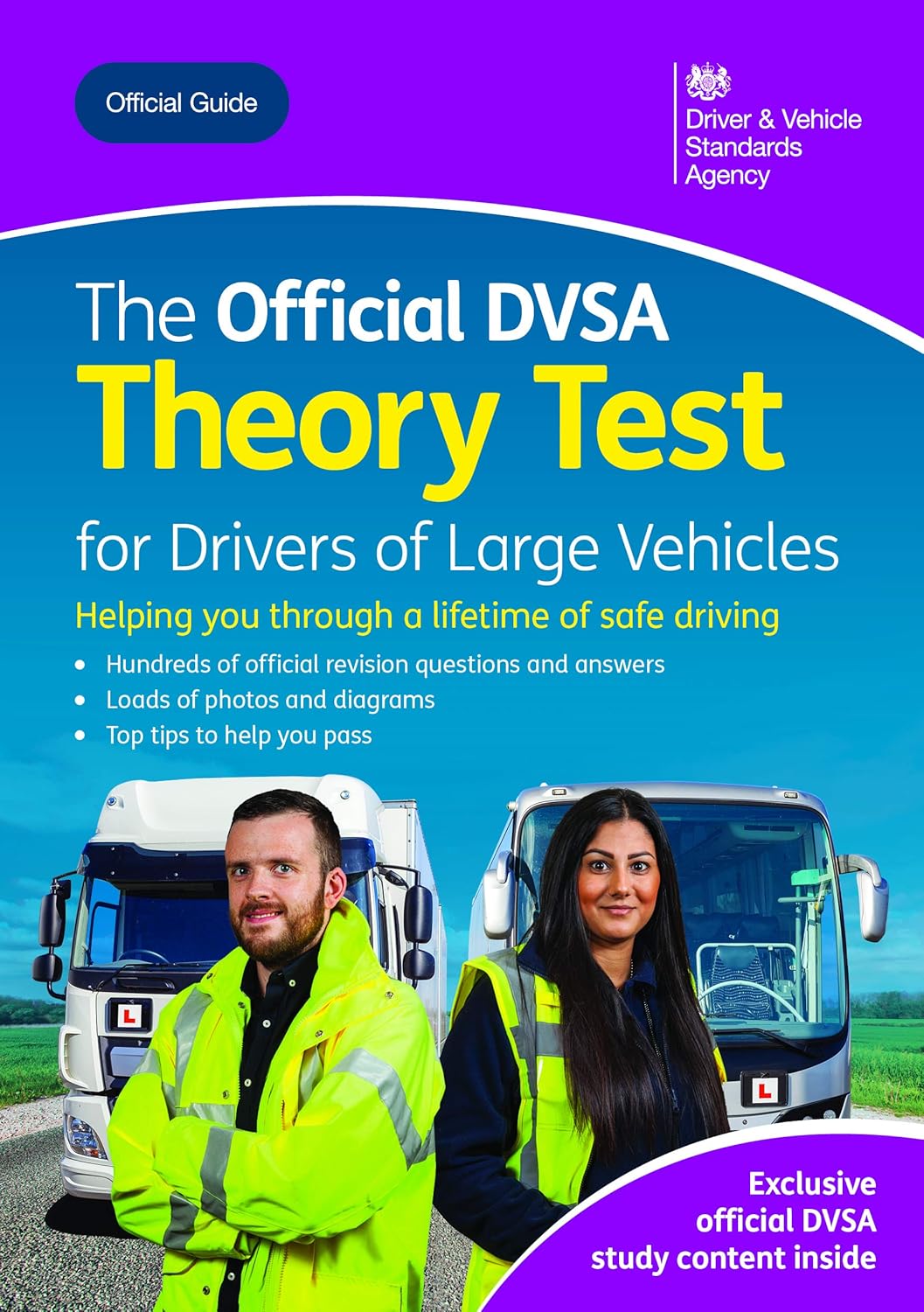 The official DVSA theory test for large vehicles(Cover may vary