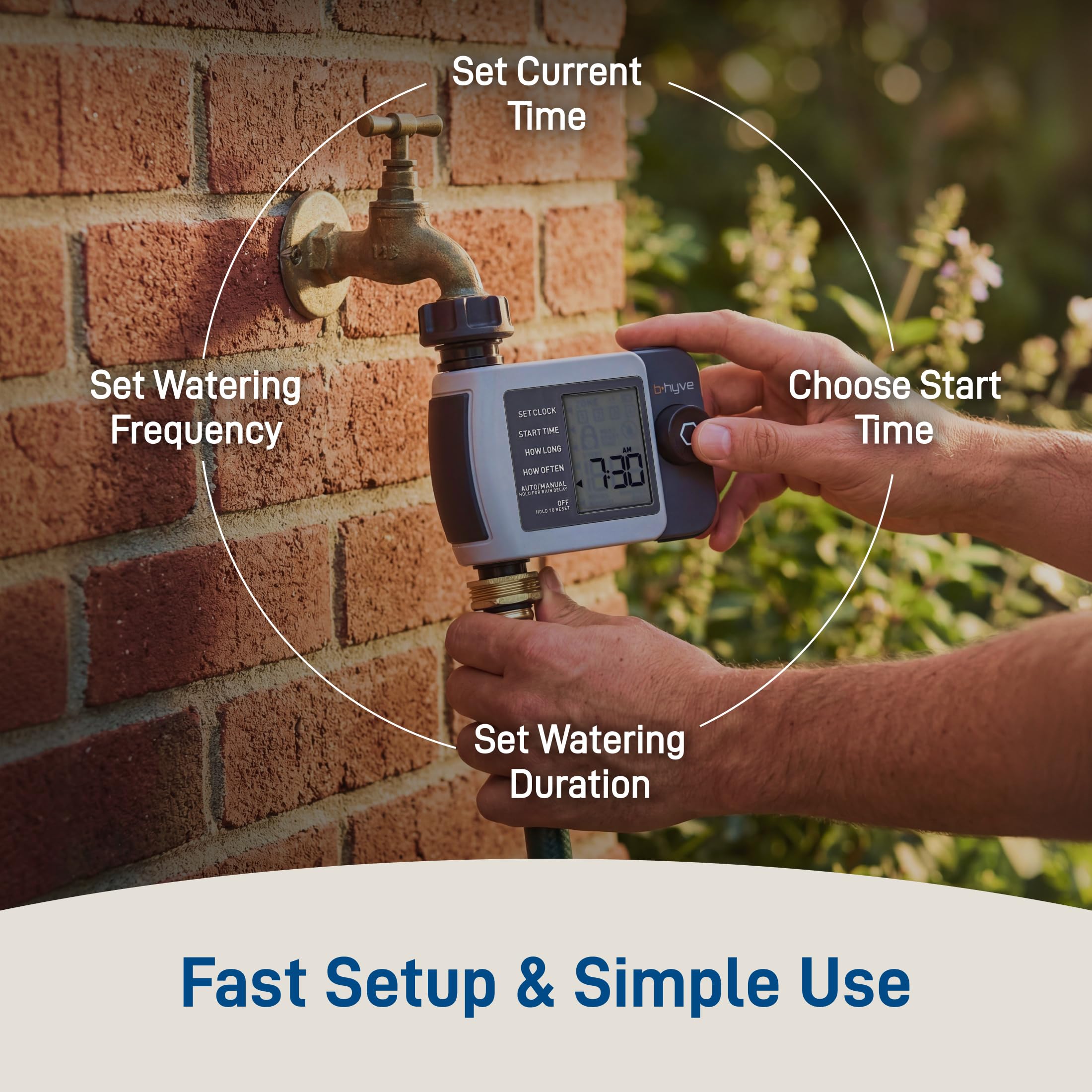 B-Hyve - Timer Bluetooth per rubinetto del tubo flessibile