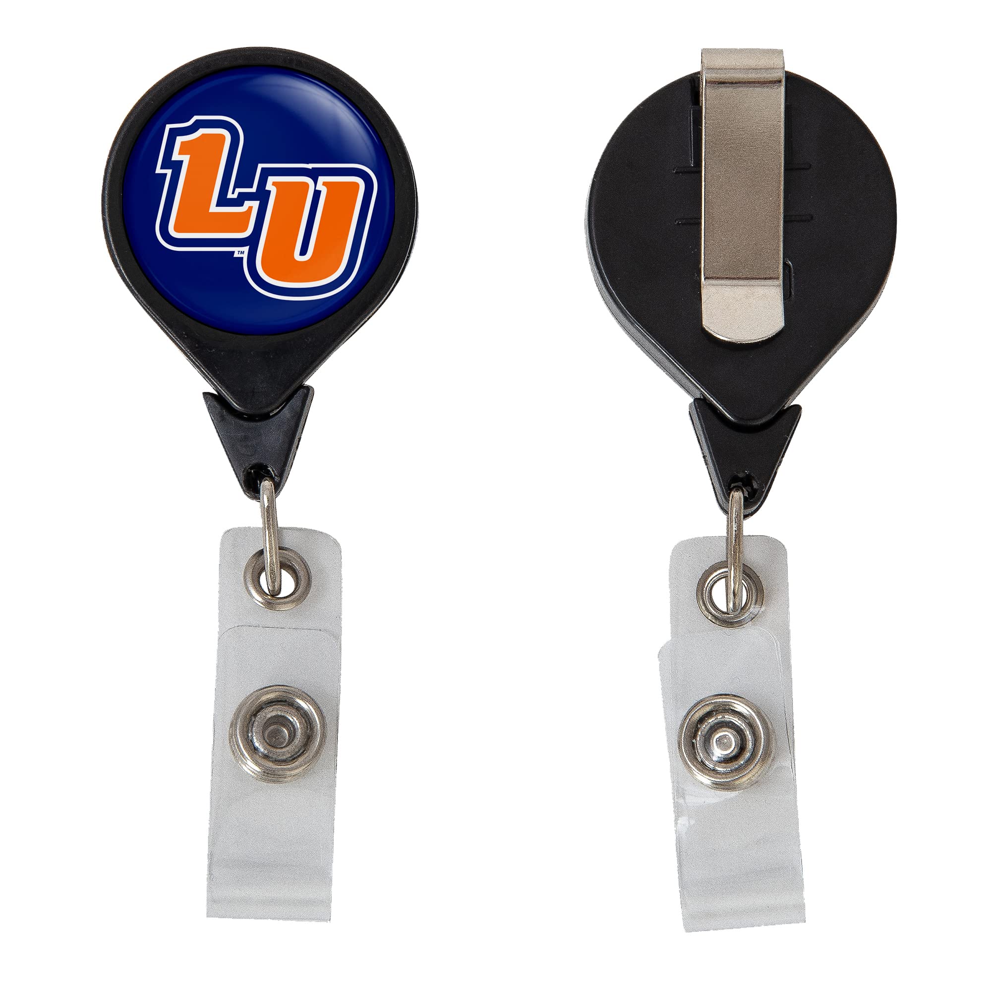 Desert Cactus Lincoln University Retractable Badge Holder LU ID Reel with Ticket Clip for Lanyard, Work, School & Office Access
