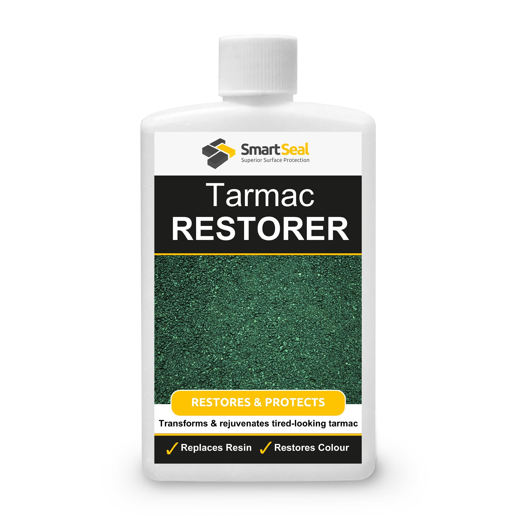 SmartSeal TarmaSeal Tarmac Restorer Green - Superior in Performance to Tarmac Paint for Driveways - Easy to Apply Tarmac Restorer for Driveways - Transforms & Renews (100ml)