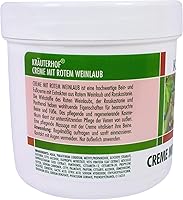 Vista 3 de Krauterhof Horse Chestnut & Red Vine Cream for Varicose Veins, Aching Legs - 250ml, All Skin Types