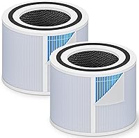 Vista 18 de Filtro de repuesto Core 300 para cuidado de mascotas LEVOIT Core 300 Core 300-P Core 300S Vortex Air Purifier, carbón activado de alta eficiencia