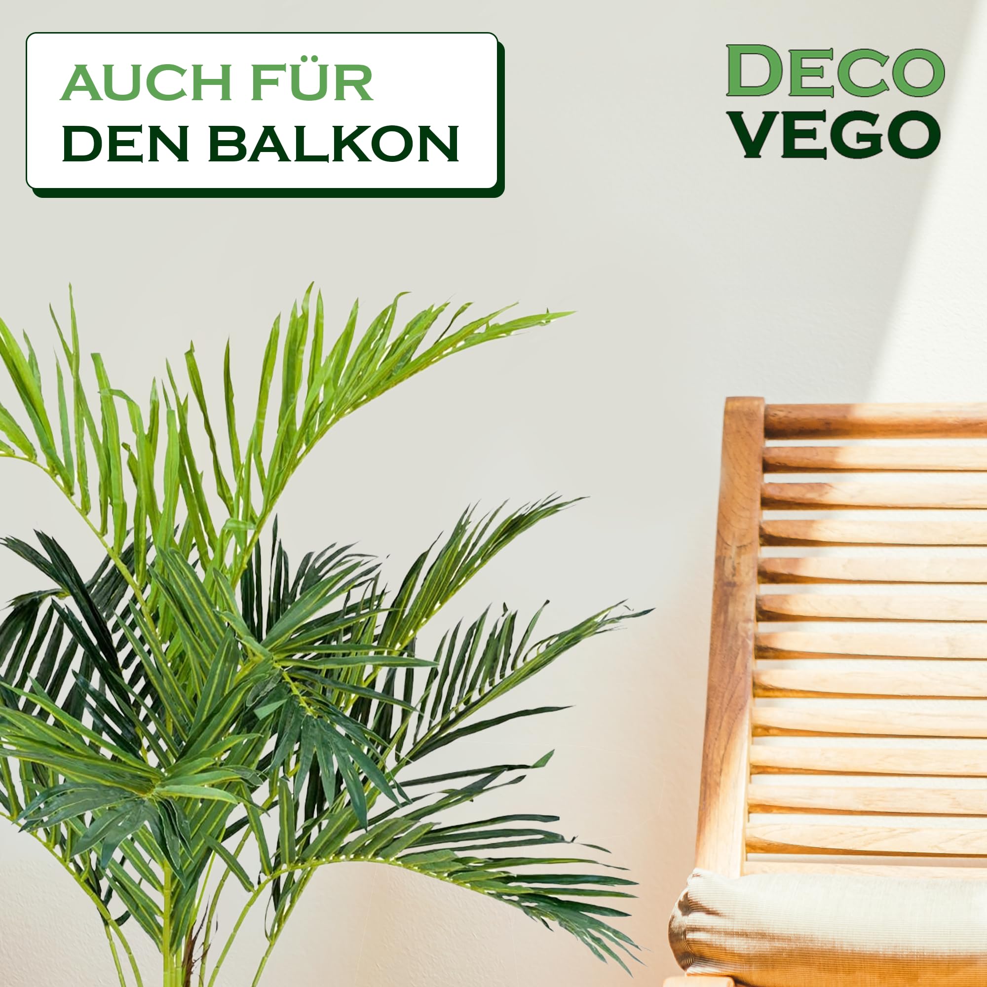 Decovego Palmier Artificiel 180 Cm - Plante Arbre Artificiel Modèle 3 Pour Décoration Intérieure