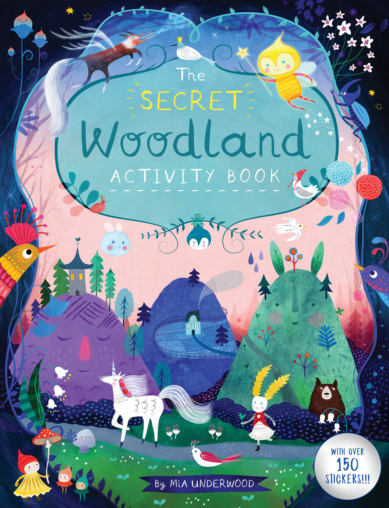 Secret Woodland Activity Book the. Underwood 9781787080263 Fast Free Shipping**