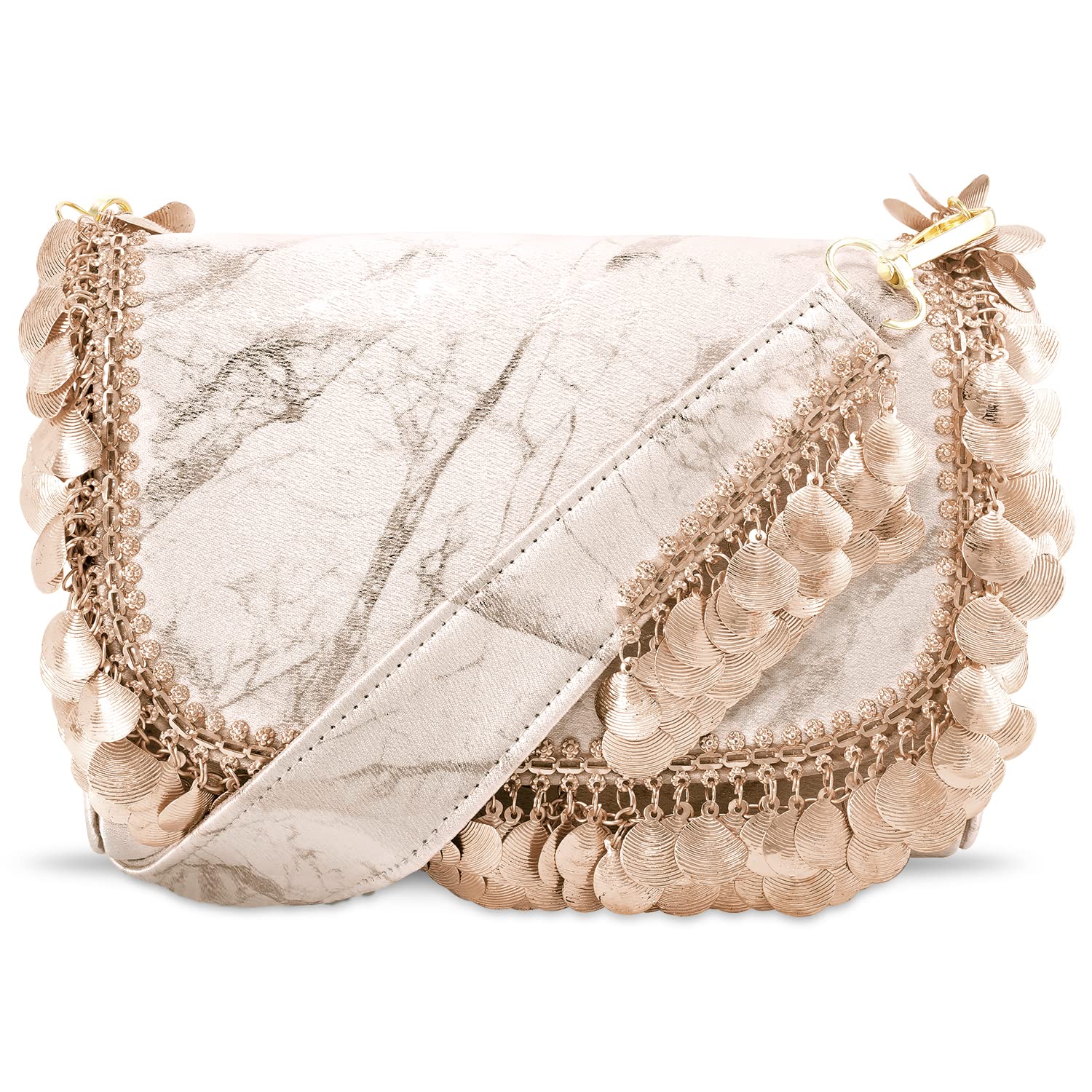 Peora Rose Gold Clutch Purses for Women Handmade Evening Handbags Bridal Clutch(C99C) (B0B38PFDQM) Amazon Price History, Amazon Price Tracker