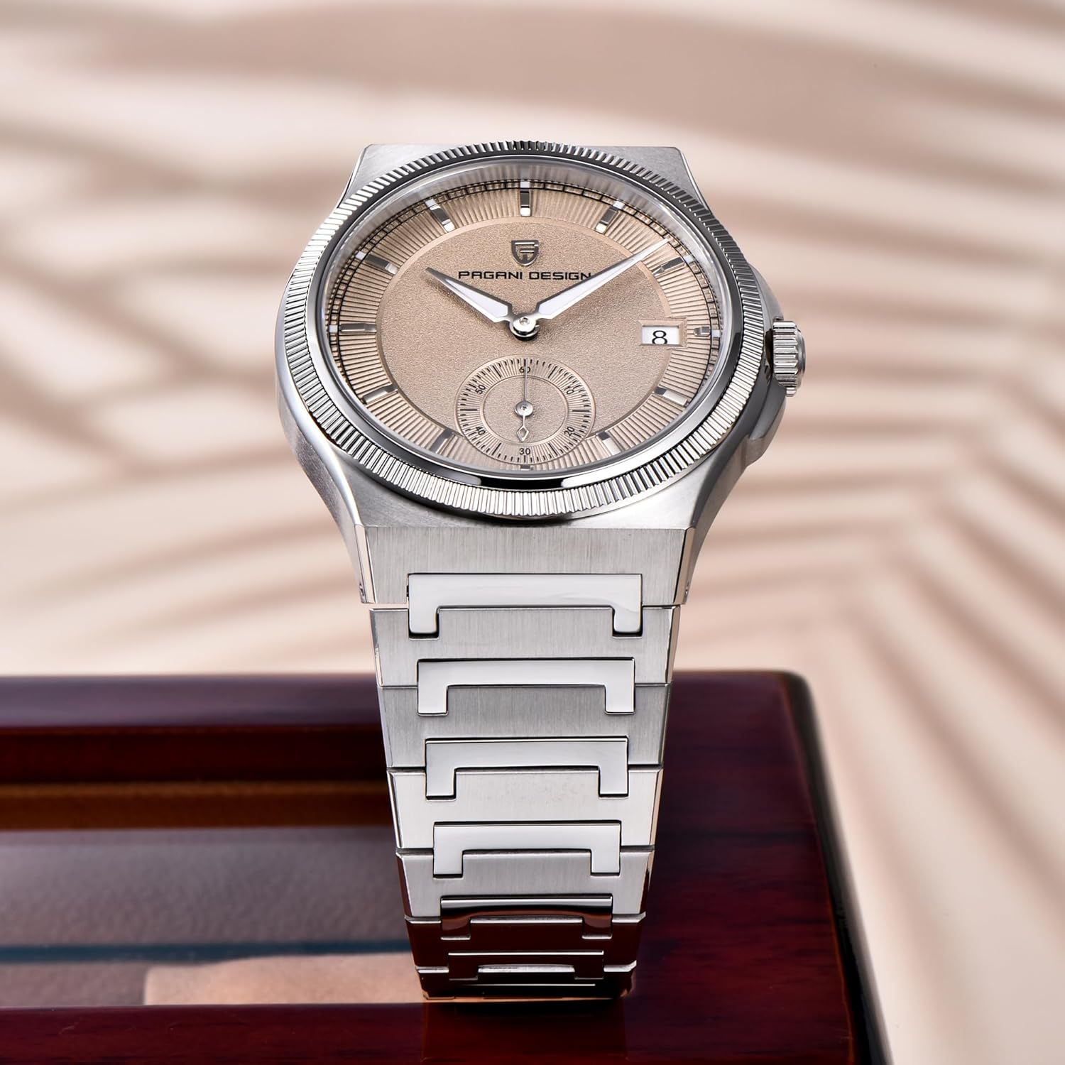 RollsTimi Pagani Design PD-YS029 New Men's Automatic Watch Stainless Steel Mechanical Wrist Watch for Men