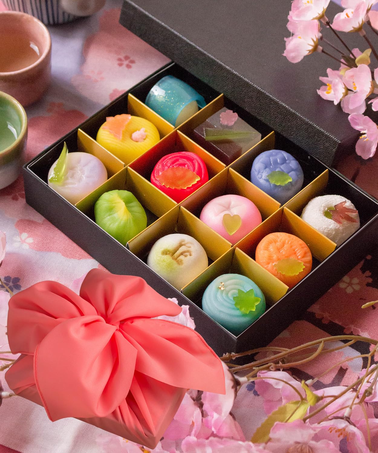 Amazon.co.jp: 風味絶佳.山陰 四季の十二撰 ひとくち上生菓子詰合せ  