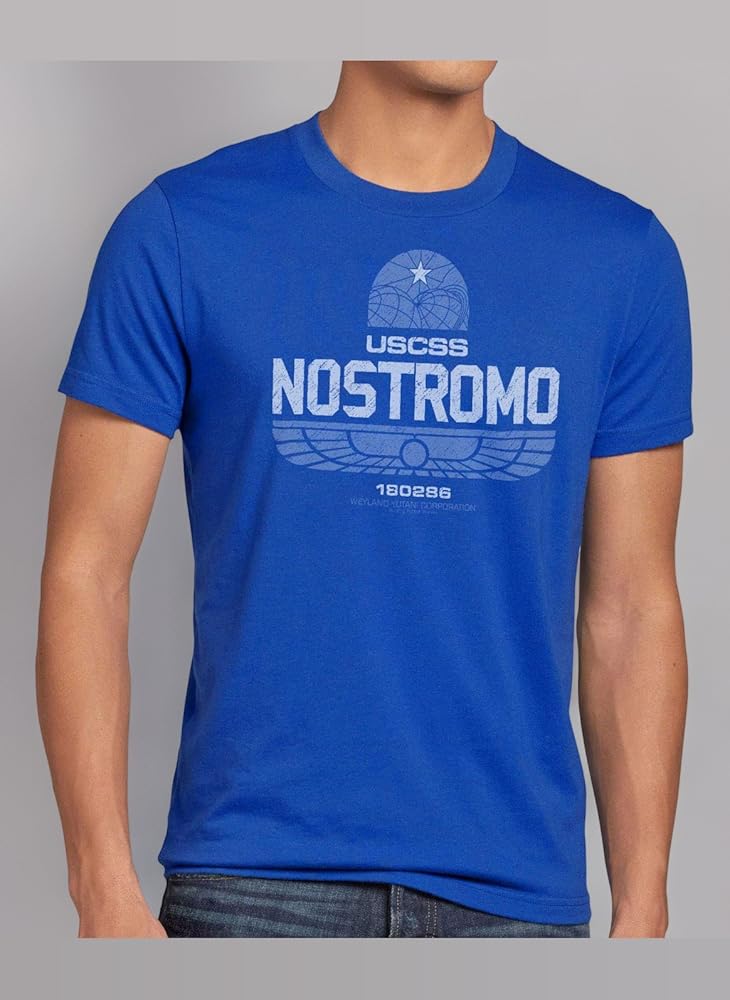 Maglietta Uomo Urban Backwoods Con Patch USCSS Nostromo - T-shirt