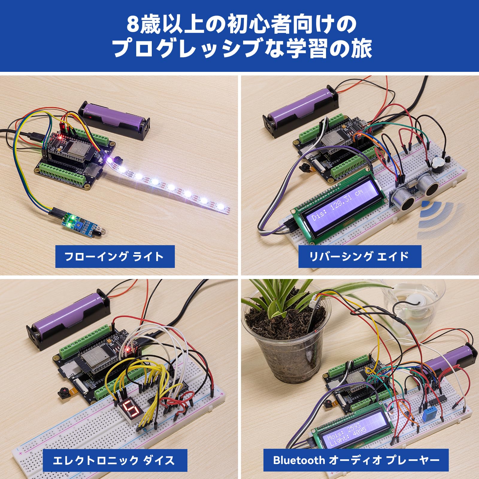 SunFounder ESP32 スターターキット究極版 カメラ拡張ボード