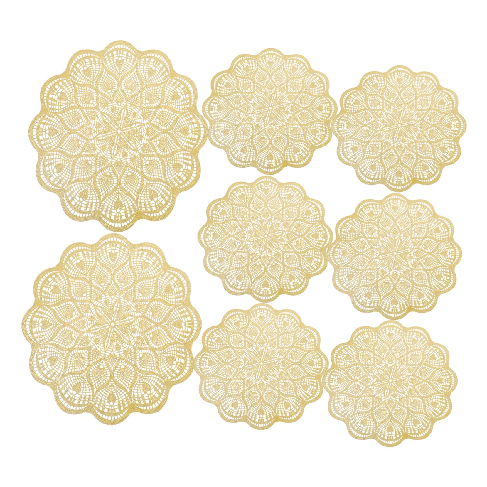 Sets de table ronds de Noël Zerodeko pour illuminer votre table de fête en famille