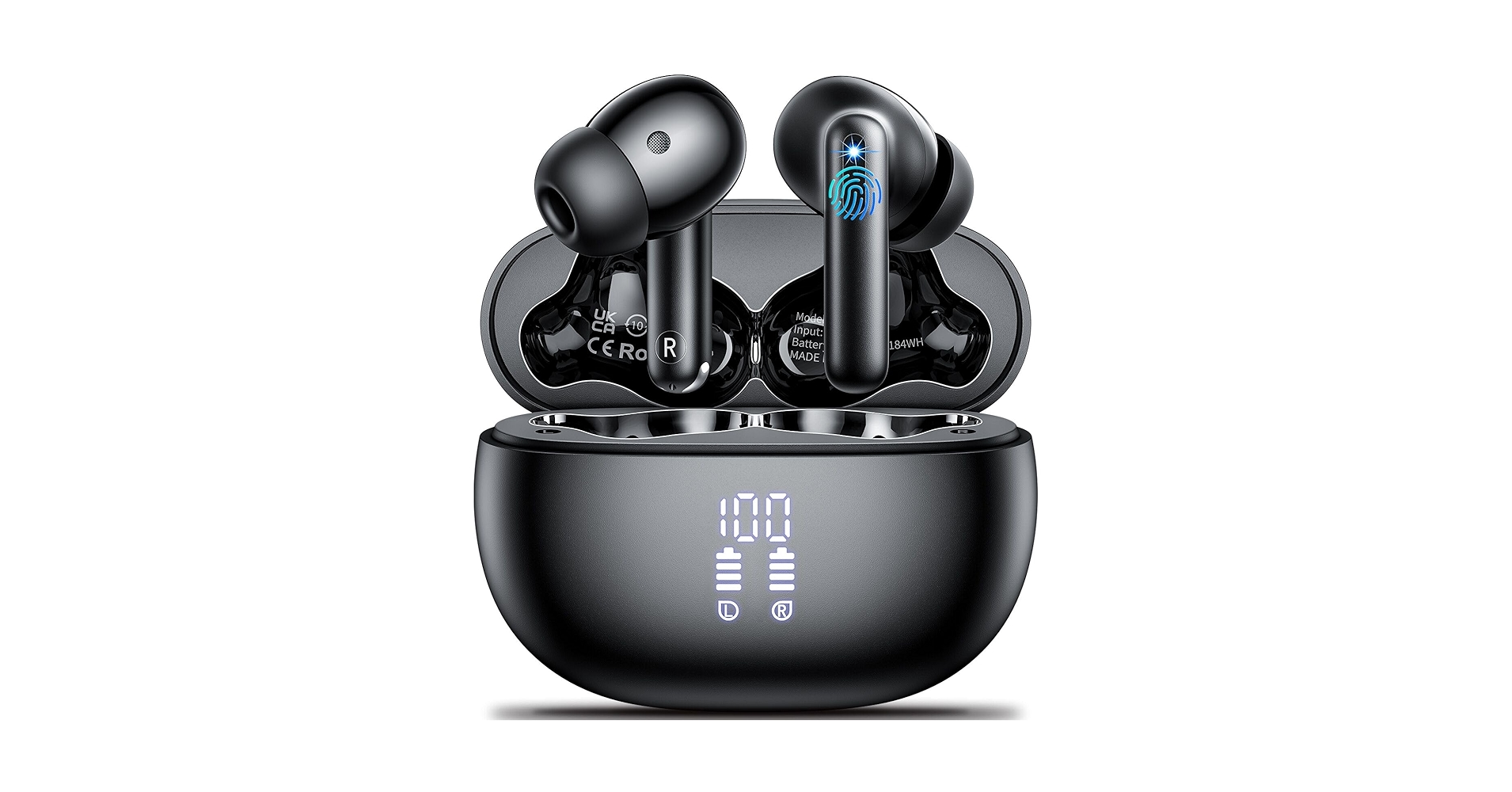 スマホアクセサリー Earpod Amazon.com: Wireless Earbuds, Bluetooth 5.3 Headphones HiFi Stereo