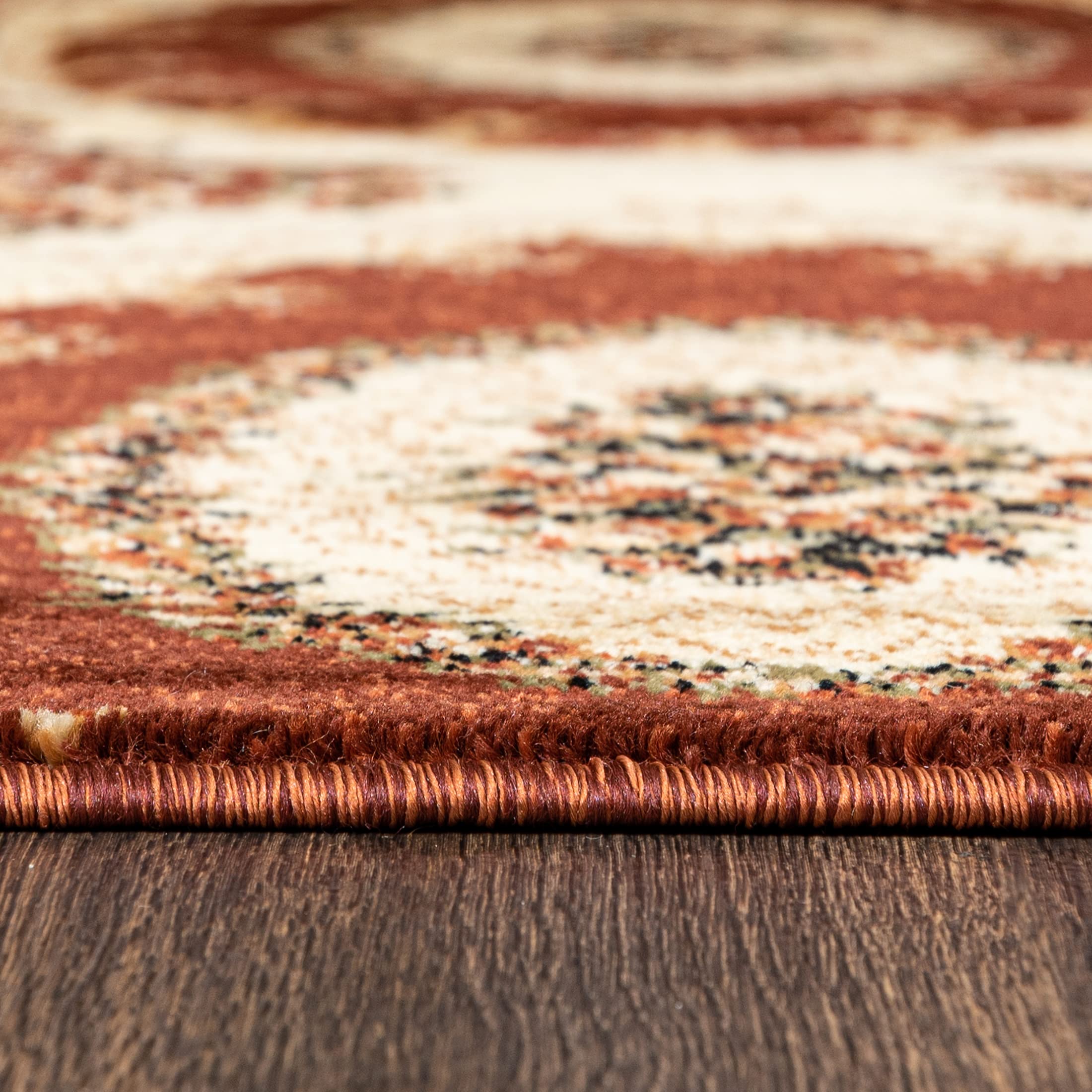Mazovia Läufer Flur 70x175cm Braun Klassisch Traditionell Weich Mittelflor