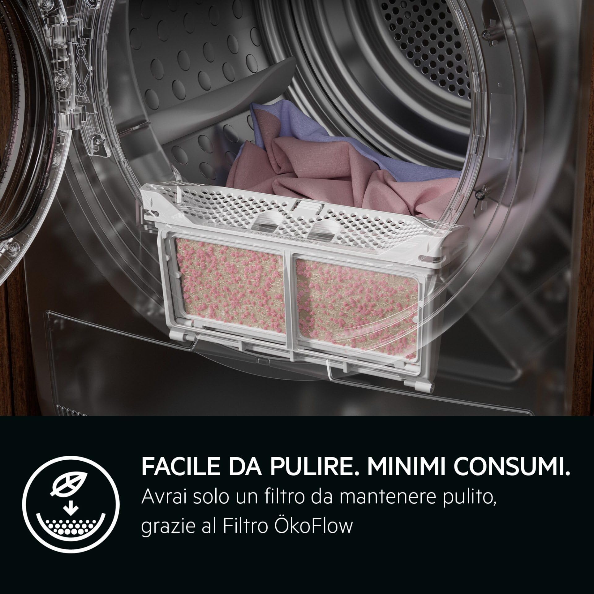 TR7HG9C - Asciugatrice 9 Kg, con Pompa di calore, Libera Installazione, Classe energetica C