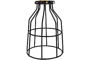 Minimalist Elegance: Cage Pendant Light Shade