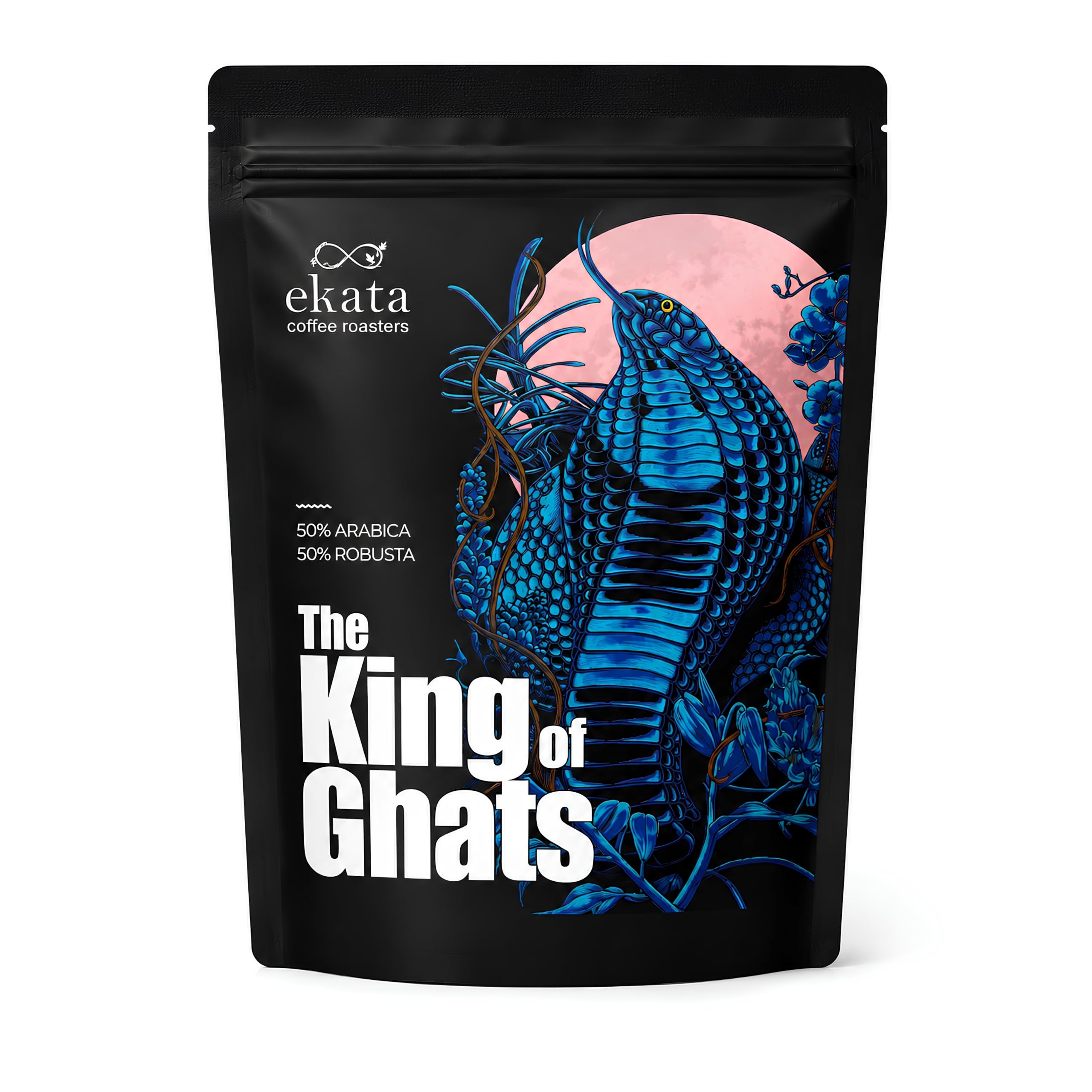 Ekata Coffee King of Ghats Specialty Arabica Robusta Blend Fifty Percent Arabica Fifty Percent Robusta Coffee Beans Roasted Whole Bean Ground Moka Pot Filter Brew | 250 g-picture-21