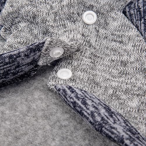 Miniatura 26 de Paquete de 3 suéteres para perro, suéteres para perros pequeños, ropa cálida y suave para mascotas para cachorros, gatos medianos y grandes, perros