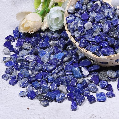 Miniatura 7 de Cheungshing Liaght Howlita azul turquesa de forma irregular pequeña piedra de cristal, chips decorativos de cuarzo triturado para la curación de la