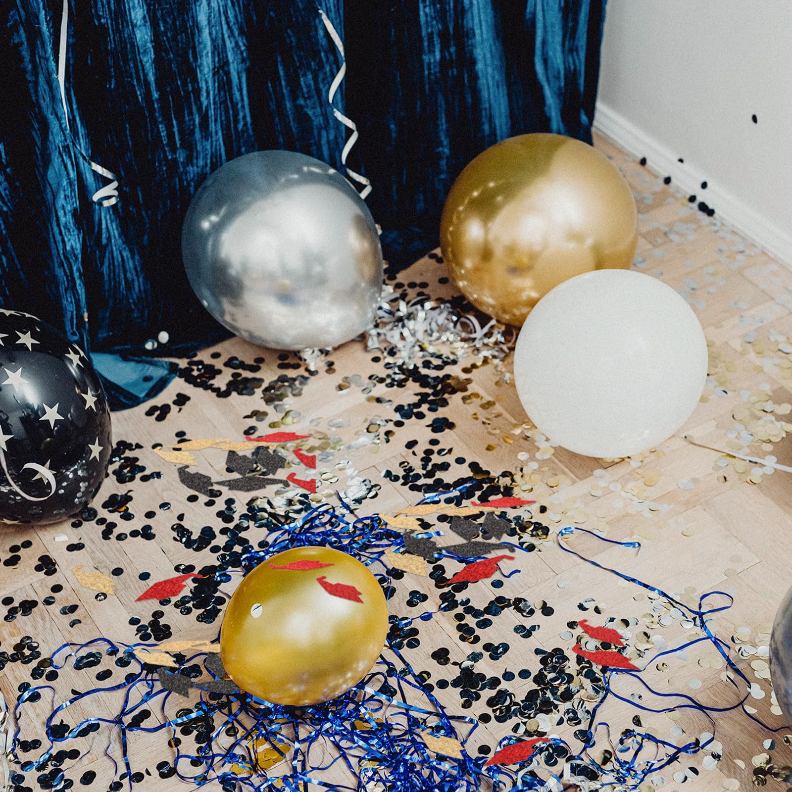 Ciieeo 5stücke Glitzernde Konfetti Tischdeko Für Abschlussfeiern Festliche Dekoration Für Partys Enthält Pro Tasche