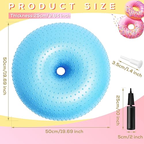 Miniatura 2 de 4 piezas de asientos flexibles mejorados con punto de masaje para aula, sillas de pelota de yoga elementales para niños, entrenamiento de