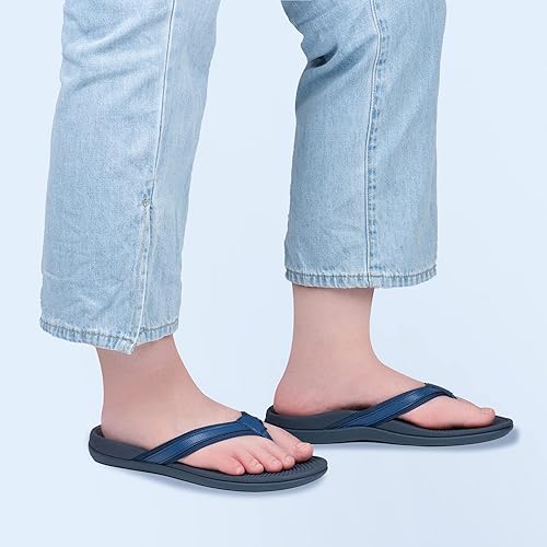 Miniatura 7 de Thearches Sandalias ortopédicas con soporte de arco para mujer, sandalias de apoyo para la recuperación para fascitis plantar, talón espolón, alivio